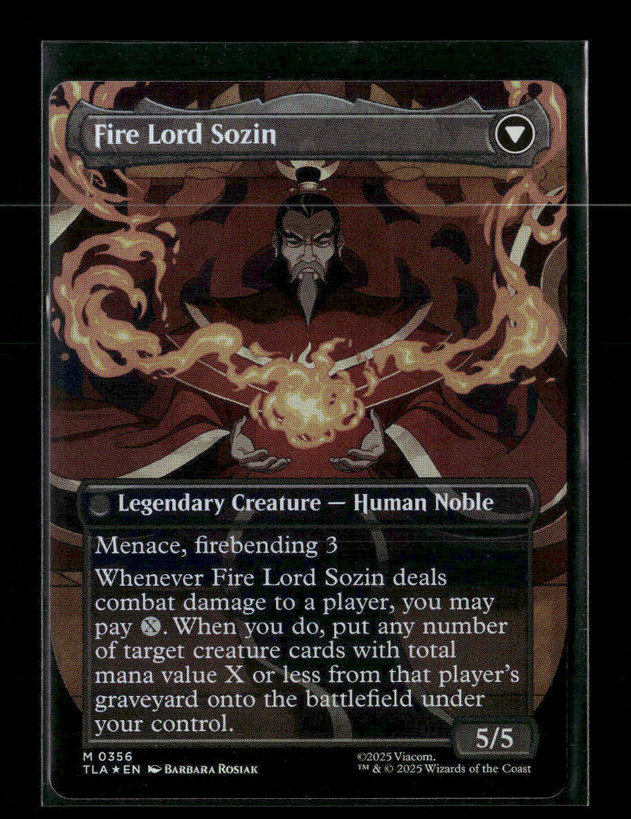 Avatar: The Last Airbender The Rise of Sozin (Borderless) Foil #356