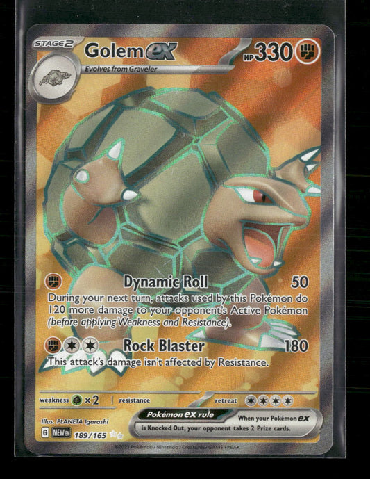 SV: Scarlet & Violet 151 Golem ex #189/165