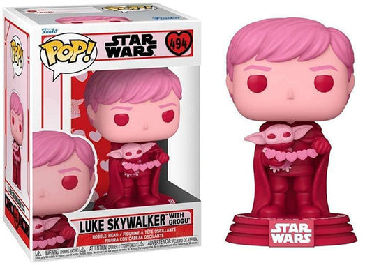 Luke Skywalker w/ Grogu (Pink) 494