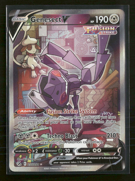 SWSH08: Fusion Strike Genesect V (Alternate Full Art) #255/264