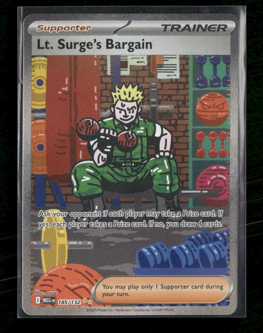 ME01: Mega Evolution Lt. Surge's Bargain #185/132