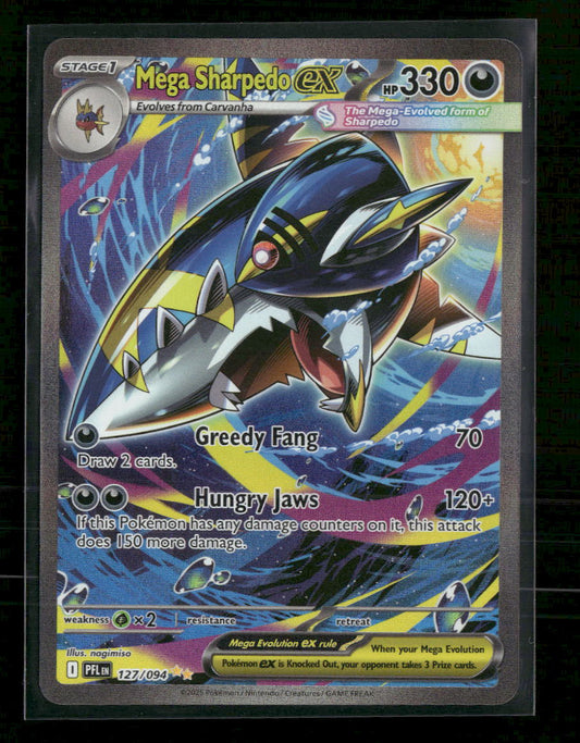 ME02: Phantasmal Flames Mega Sharpedo ex #127/094