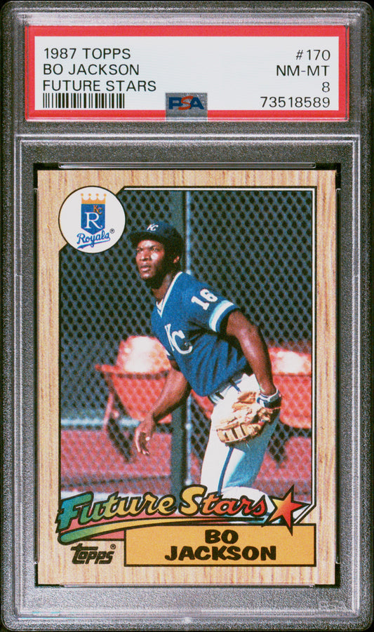 1987 Topps Future Stars Bo Jackson 8 PSA #170