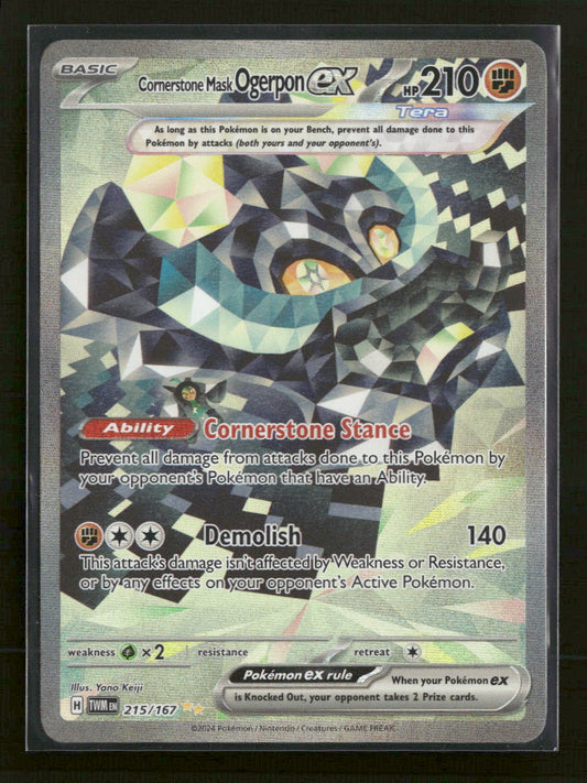 SV06: Twilight Masquerade Cornerstone Mask Ogerpon ex #215/167