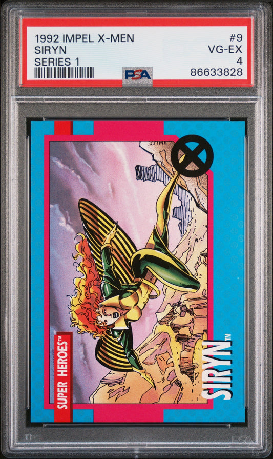 1992 IMPEL X-MEN SERIES 1 SIRYN SERIES 1 #9 - PSA 4