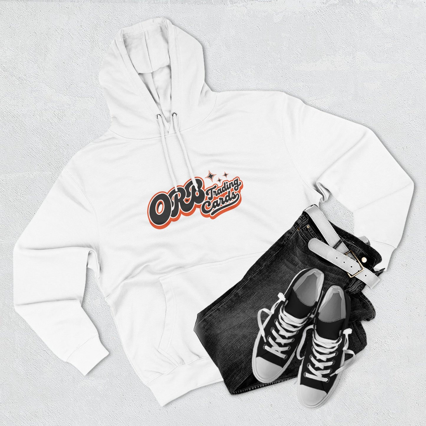 Find Your People Hoodie — 'ORB Trading Cards' Retro Script Fleece Hoodie