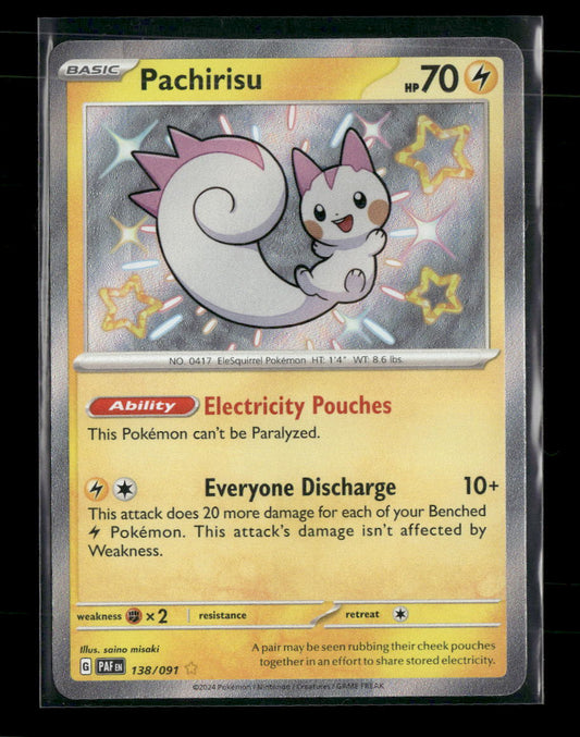 SV: Paldean Fates Pachirisu #138/091