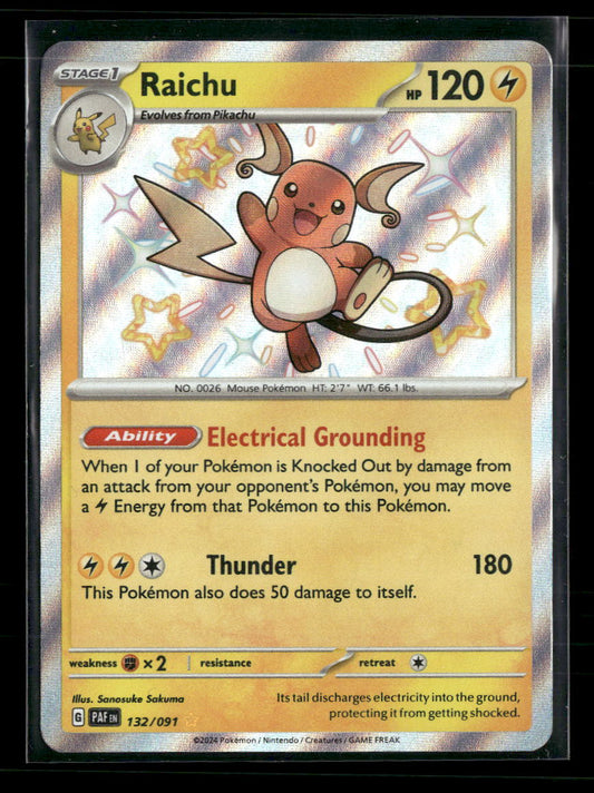 SV: Paldean Fates Raichu #132/091