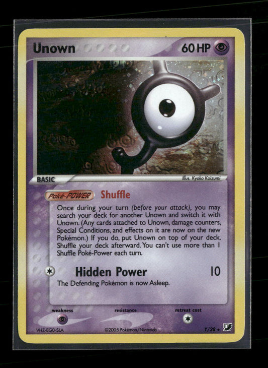 Unseen Forces Unown (Y) #Y/28