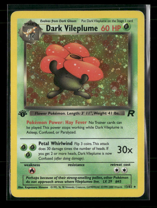 Team Rocket Dark Vileplume (13) 1st Edition #13/82