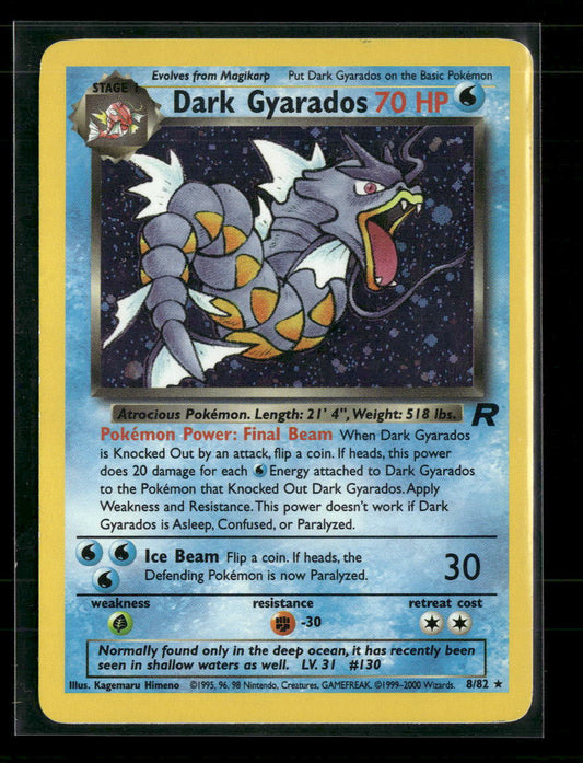 Team Rocket Dark Gyarados (8) Unlimited #08/82