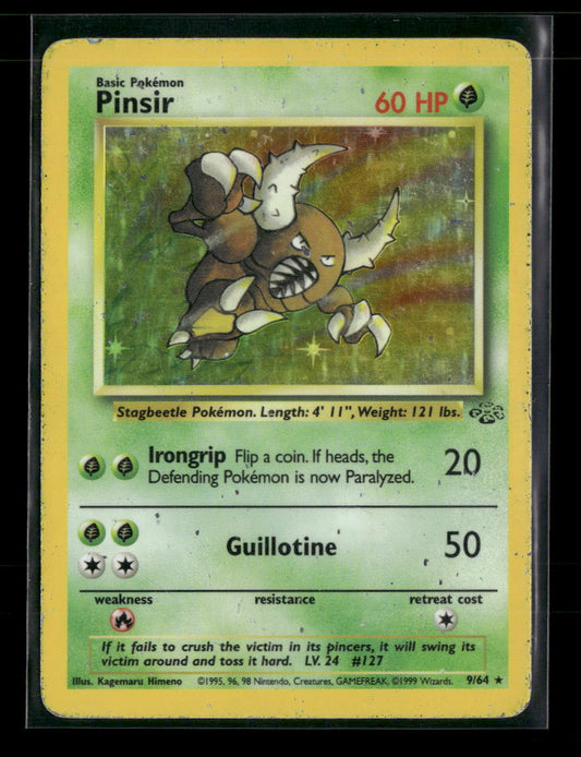 Jungle Pinsir (9) Unlimited #09/64 *Damaged*