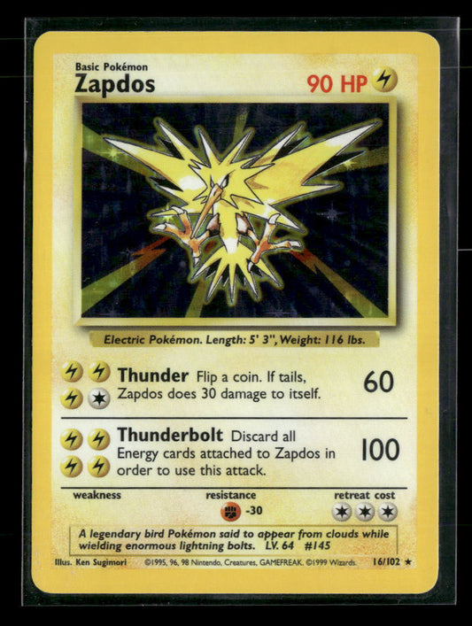 Base Set Zapdos #016/102
