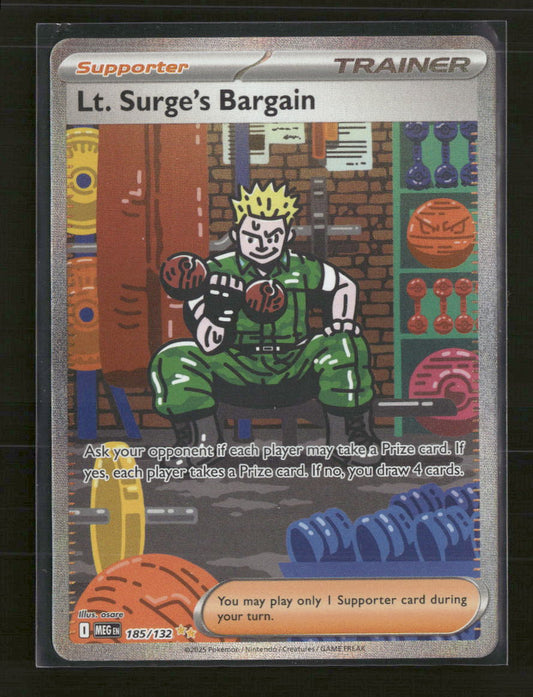 ME01: Mega Evolution Lt. Surge's Bargain #185/132