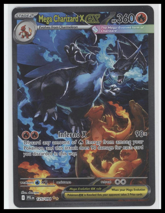 ME02: Phantasmal Flames Mega Charizard X ex #125/094