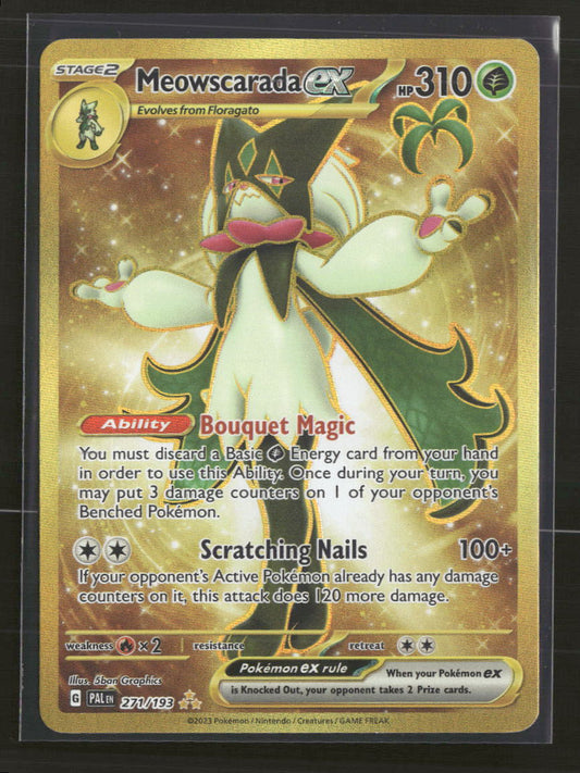 SV02: Paldea Evolved Meowscarada ex #271/193