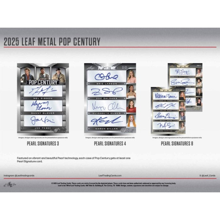 2025 Leaf Metal Pop Century Box