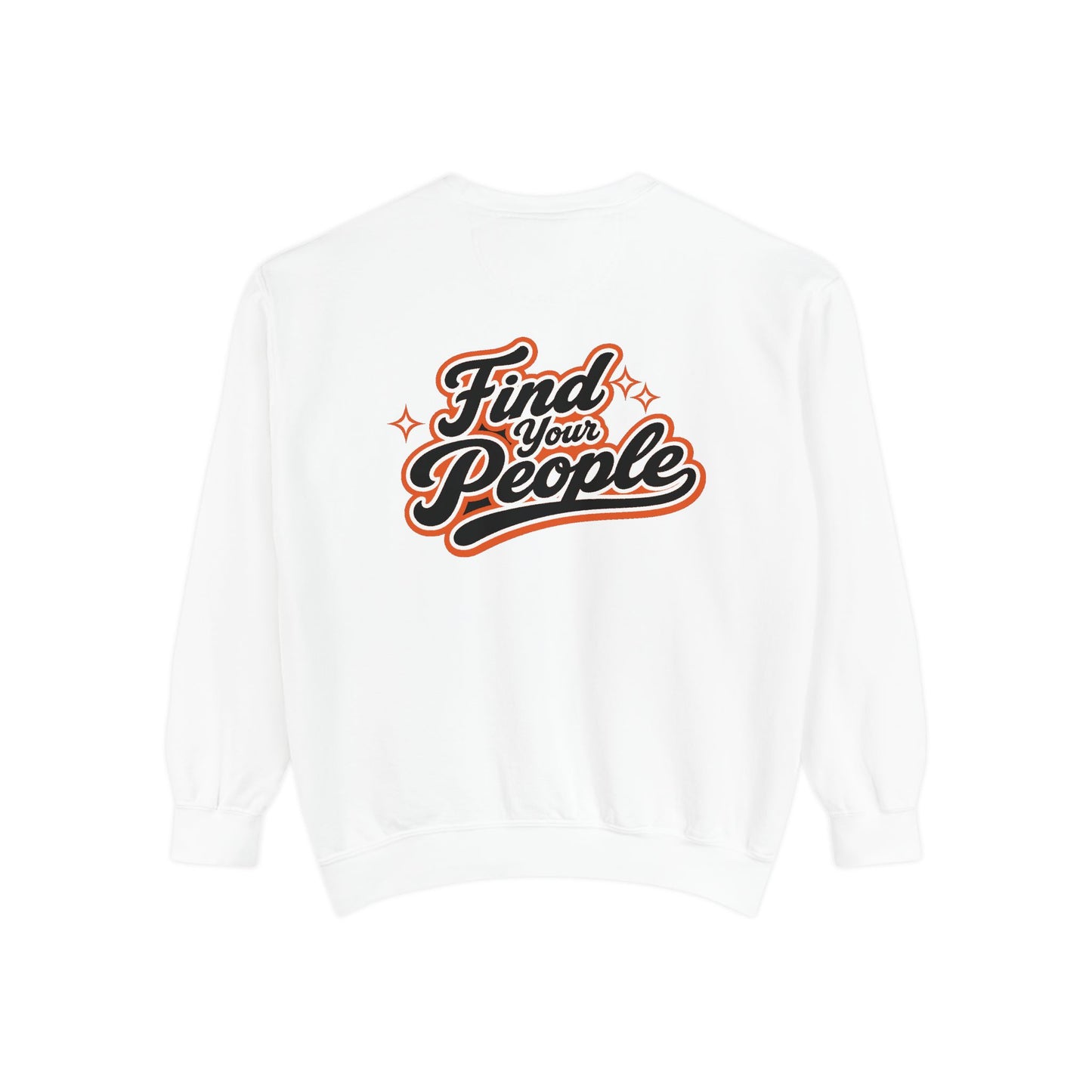 Find Your People Sweatshirt — ORB Trading Cards Retro Graphic Crewneck