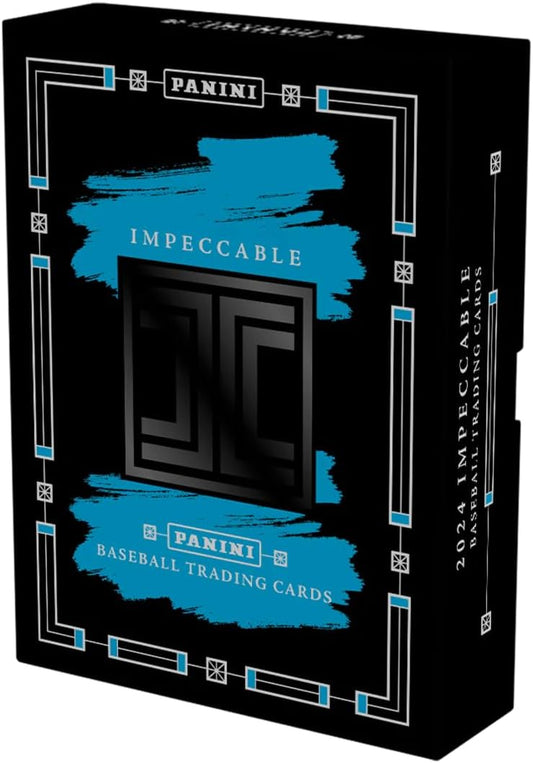 Caja de pasatiempos de tarjetas coleccionables de béisbol Panini Impeccable 2024