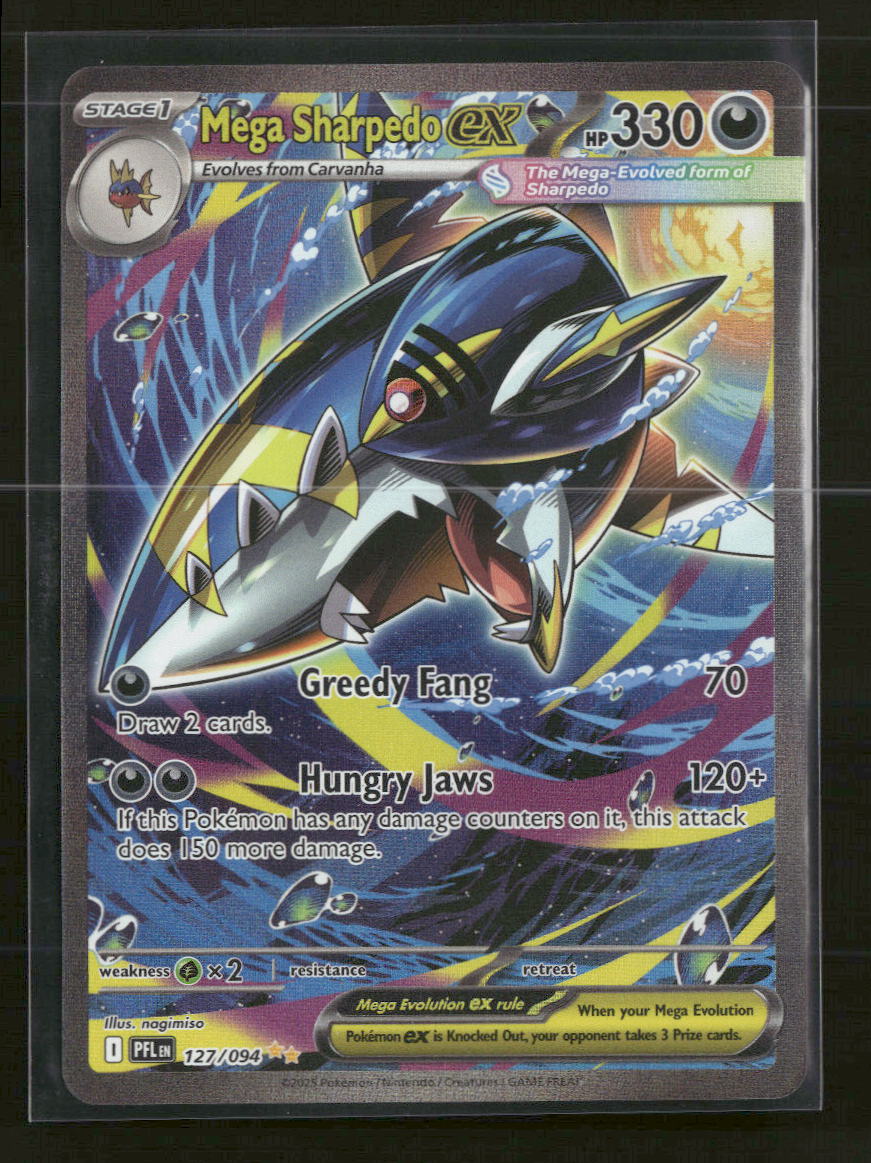 ME02: Phantasmal Flames Mega Sharpedo ex #127/094