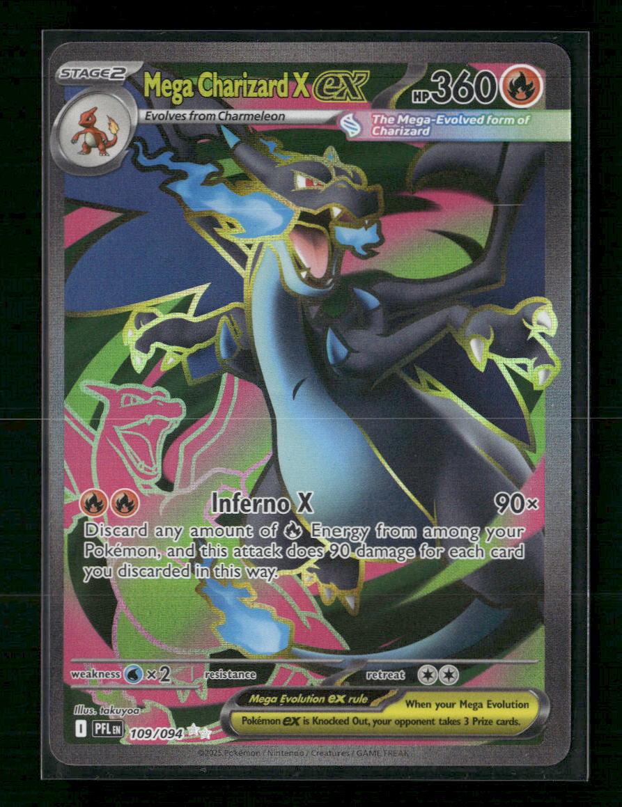 ME02: Phantasmal Flames Mega Charizard X ex #109/094