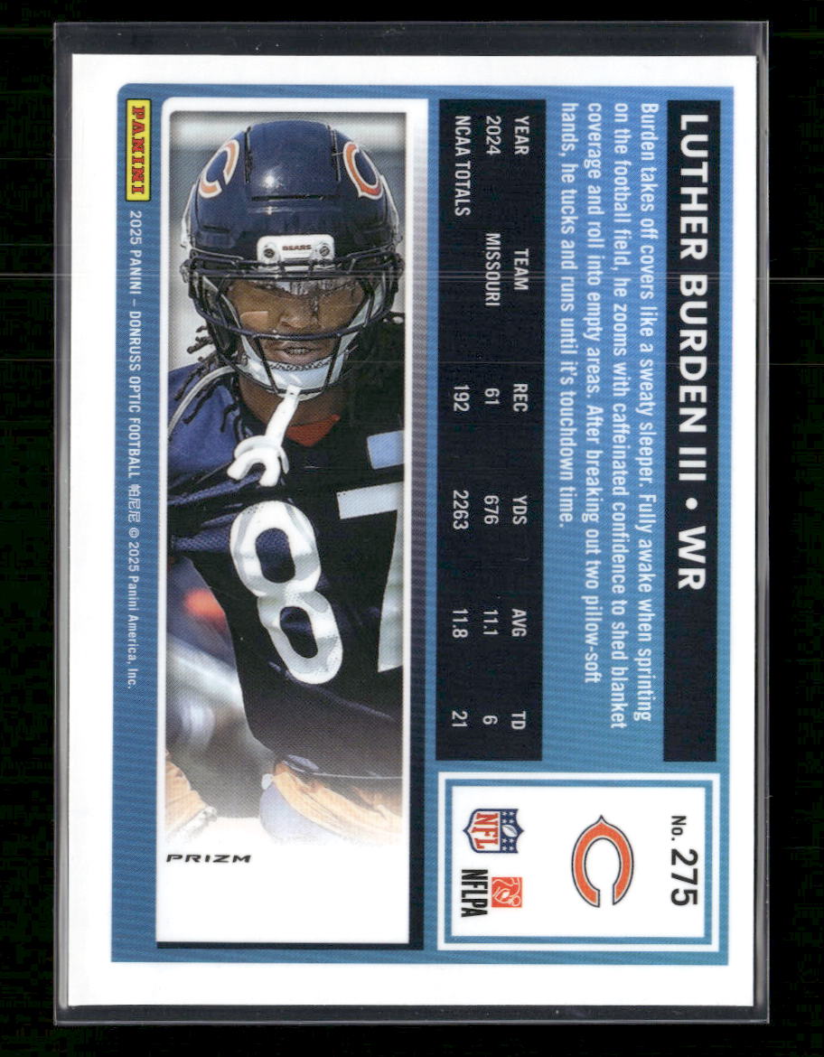 2025 Donruss Optic Stars Luther Burden III Rookie #275