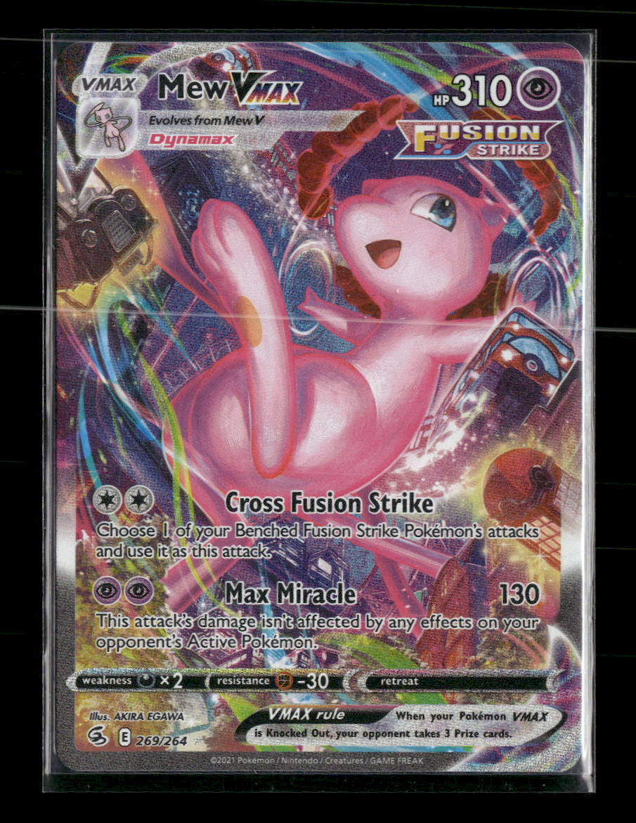 SWSH08: Fusion Strike Mew VMAX (Alternate Art Secret) #269/264