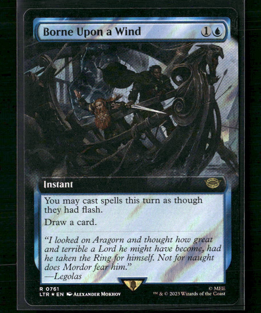 Borne Upon a Wind (Extended Art) (Surge Foil) #761