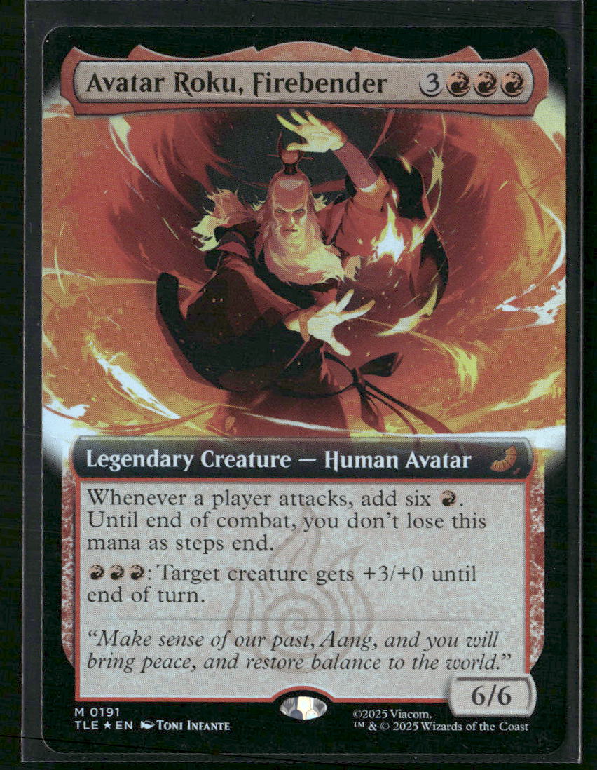 TLE: Avatar Roku, Firebender (Extended Art) #191