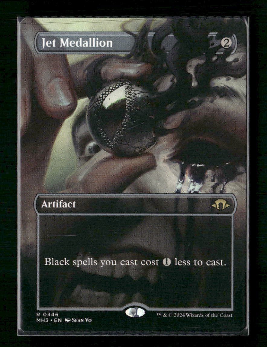 Modern Horizons 3 Jet Medallion (Borderless) #346