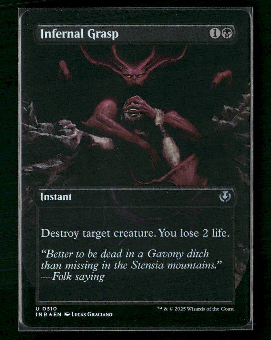 Innistrad Remastered Infernal Grasp (Borderless) #310