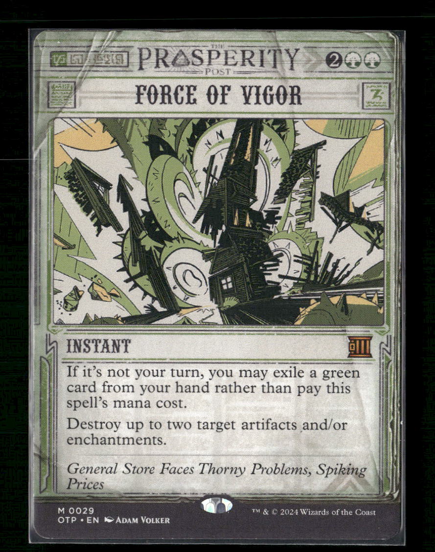 Outlaws of Thunder Junction: Breaking News Force of Vigor #29