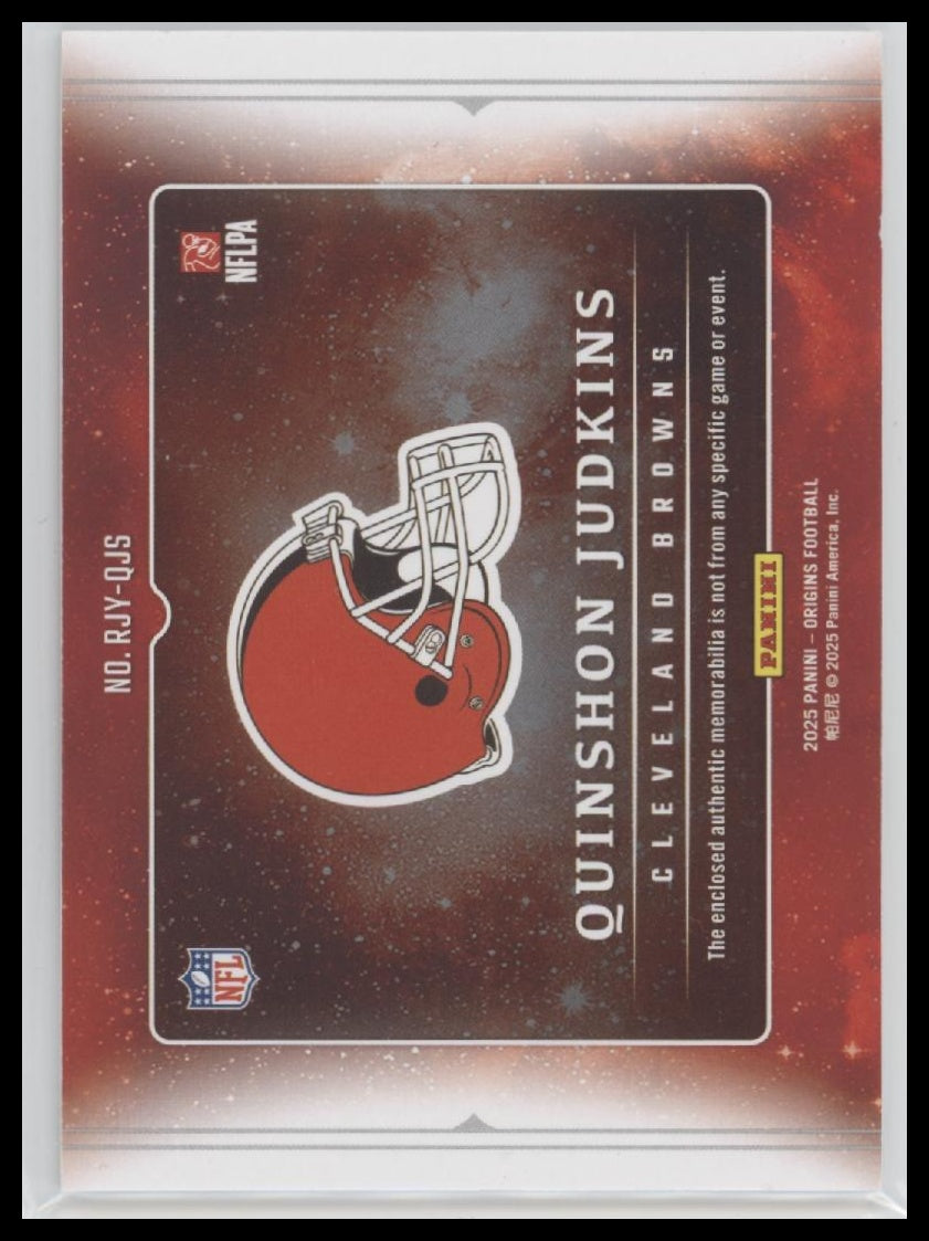 2025 Panini Origins Rookie Jumbo Jerseys Quinshon Judkins #/199 #RJY-QJS