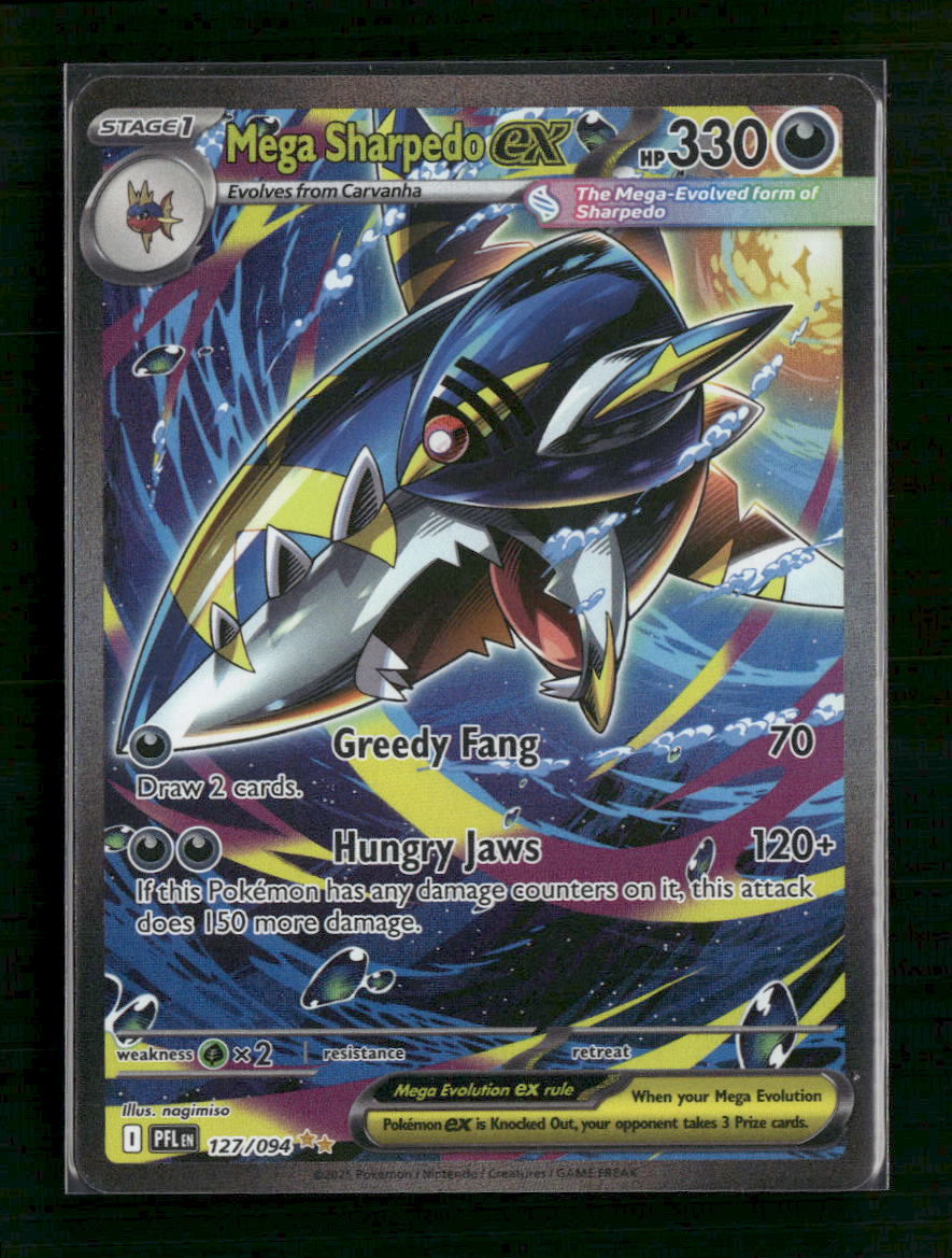 ME02: Phantasmal Flames Mega Sharpedo ex #127/094