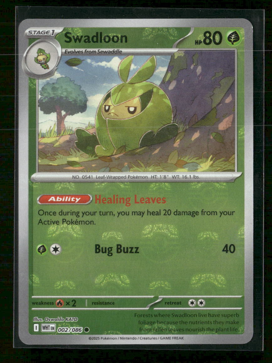 SV: White Flare Swadloon (Master Ball Pattern) #002/086