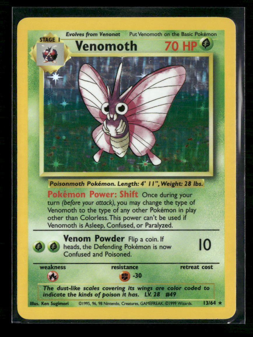 Jungle Venomoth (13) No Symbol Error #13/64