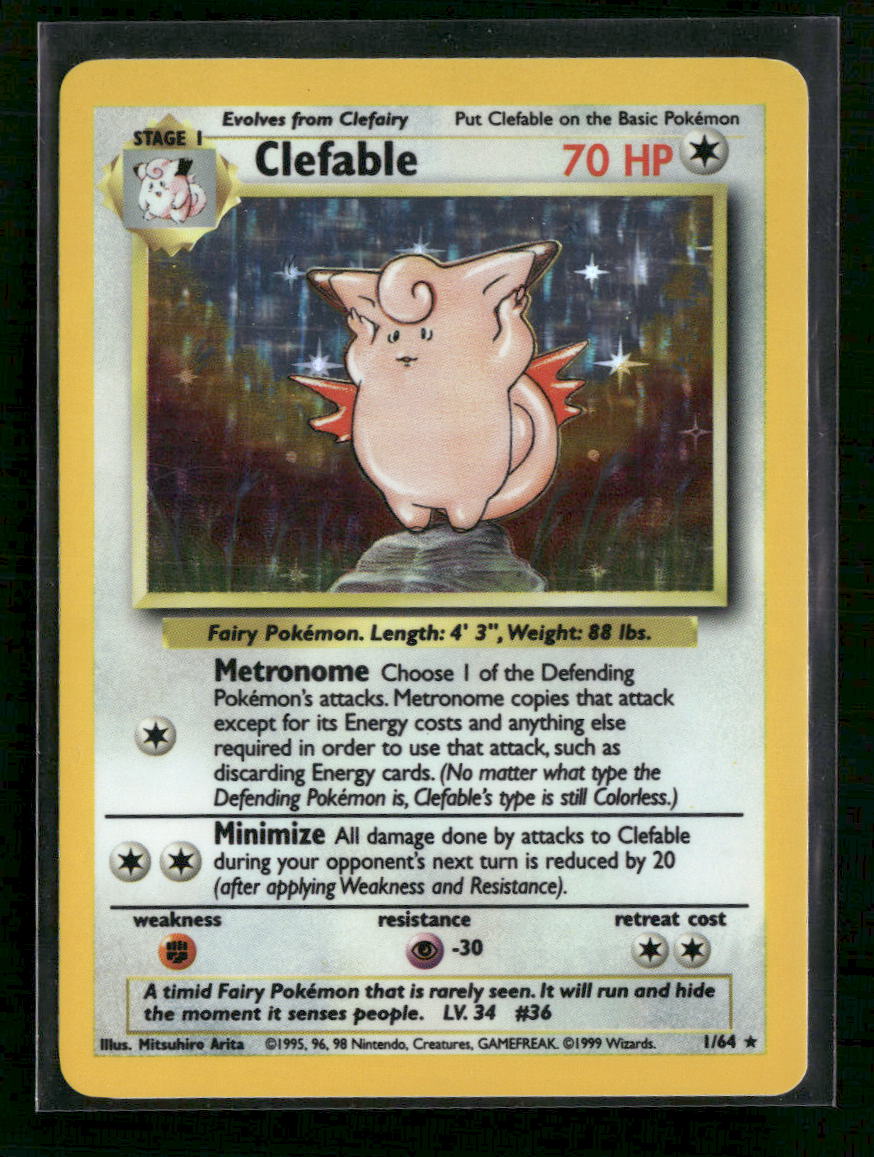 Jungle Clefable (1) No Symbol Error #01/64