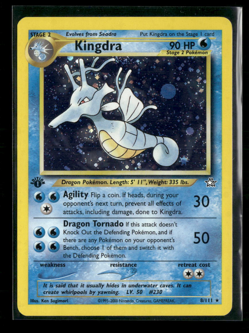 Neo Genesis Kingdra 1st Edition #008/111