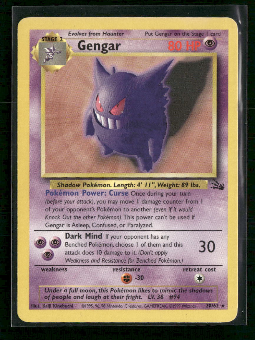 Fossil Gengar (20) #20/62