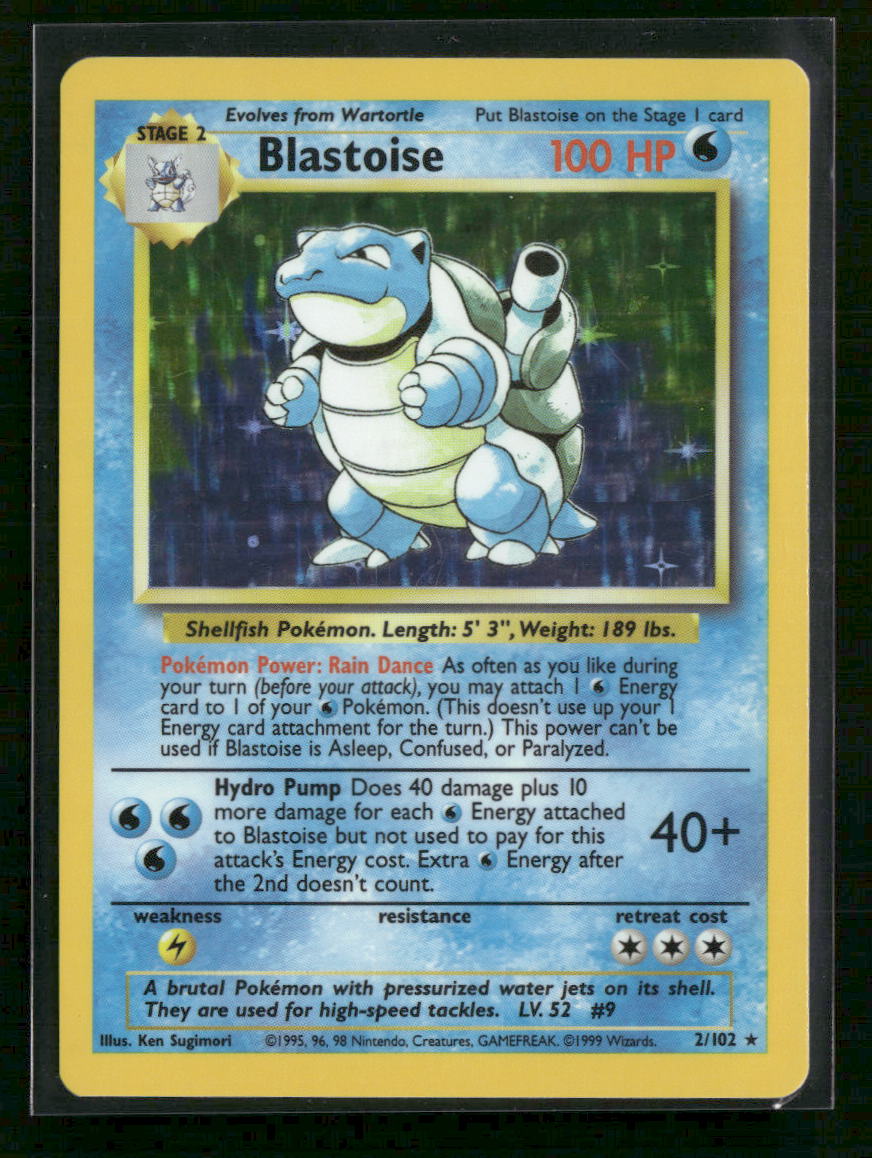 Base Set Blastoise #002/102