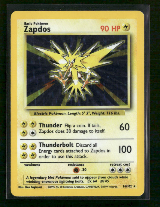 Base Set Zapdos #016/102