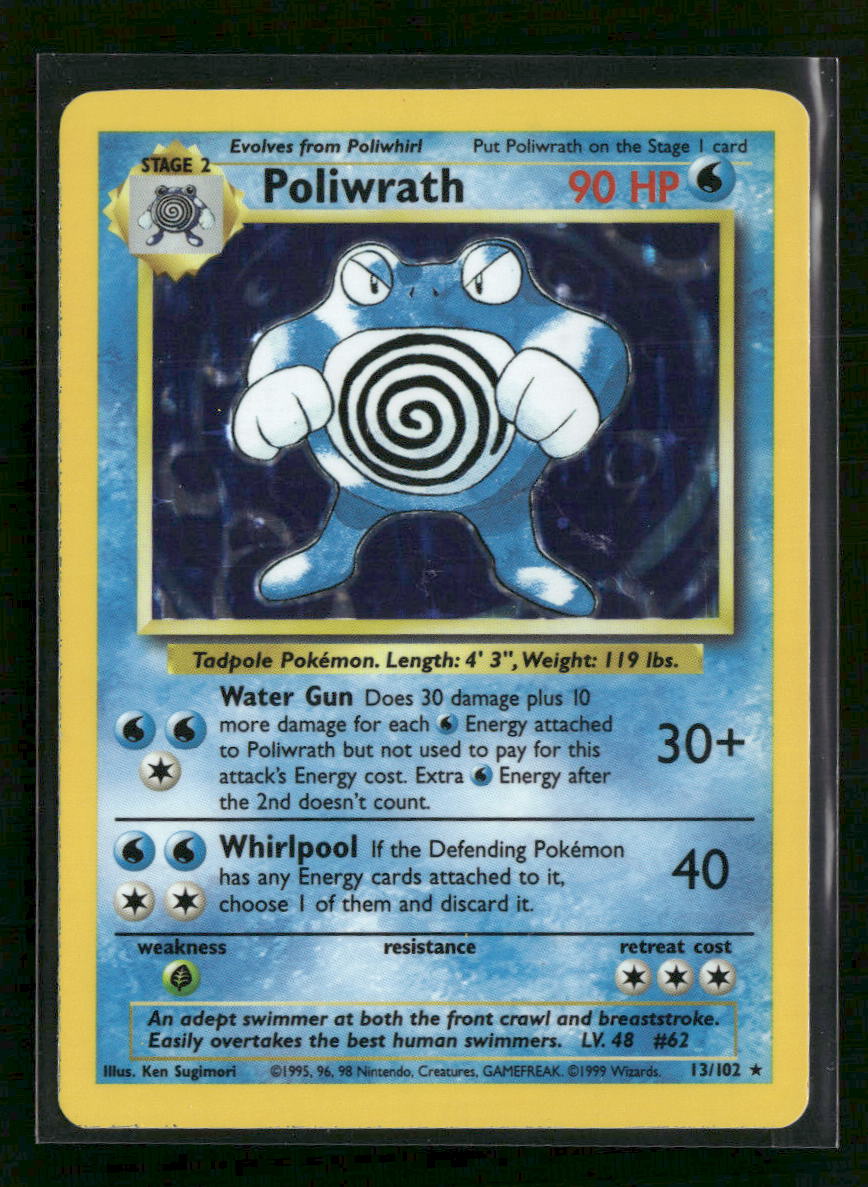 Base Set Poliwrath #013/102
