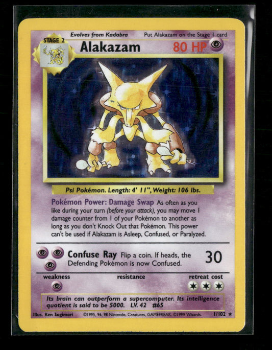 Base Set Alakazam #001/102