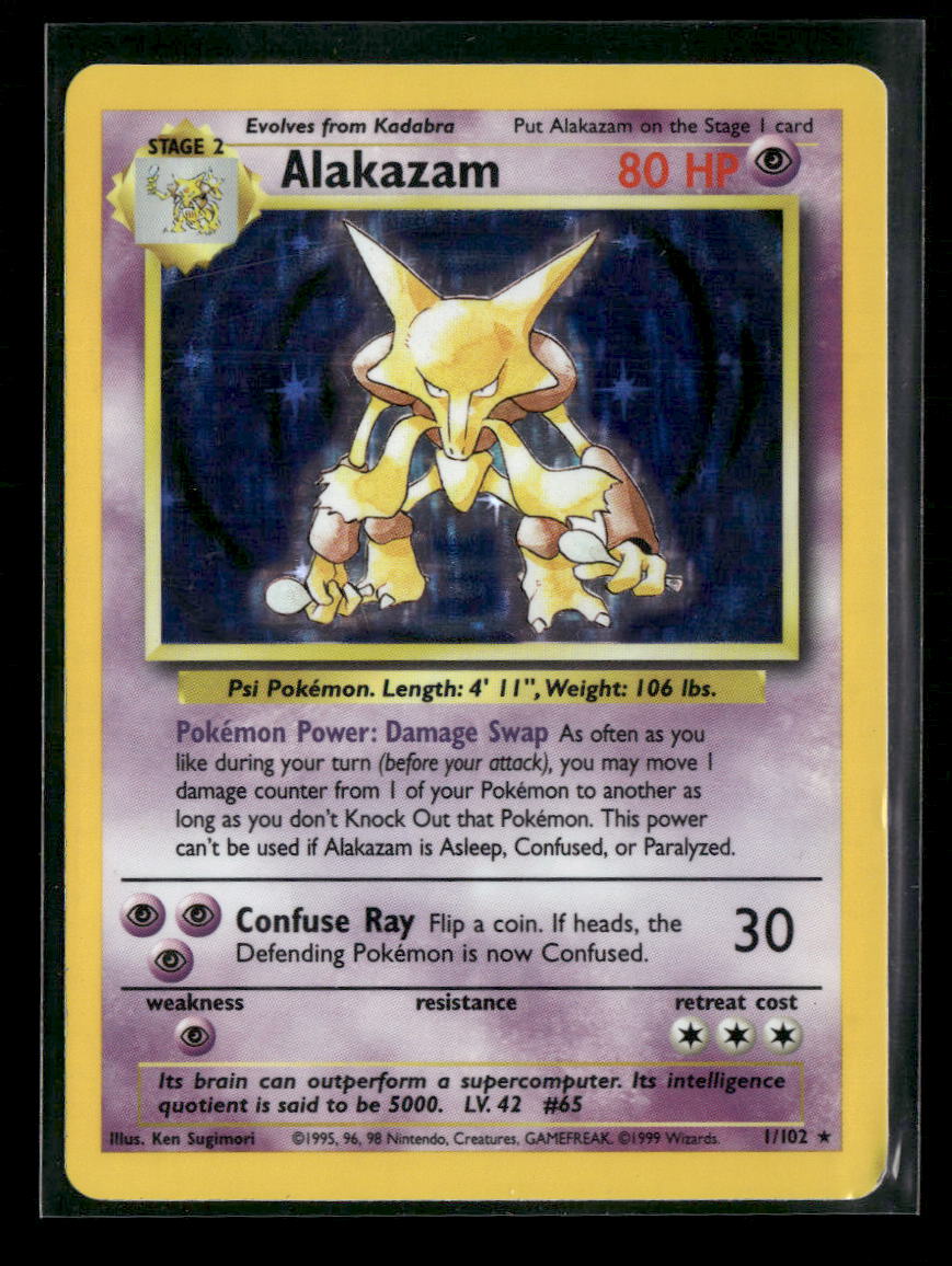 Base Set Alakazam #001/102