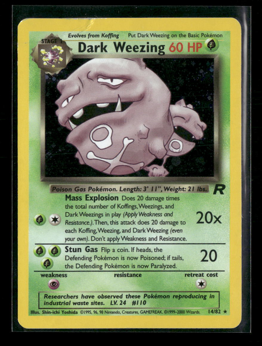 Team Rocket Dark Weezing (14) #14/82
