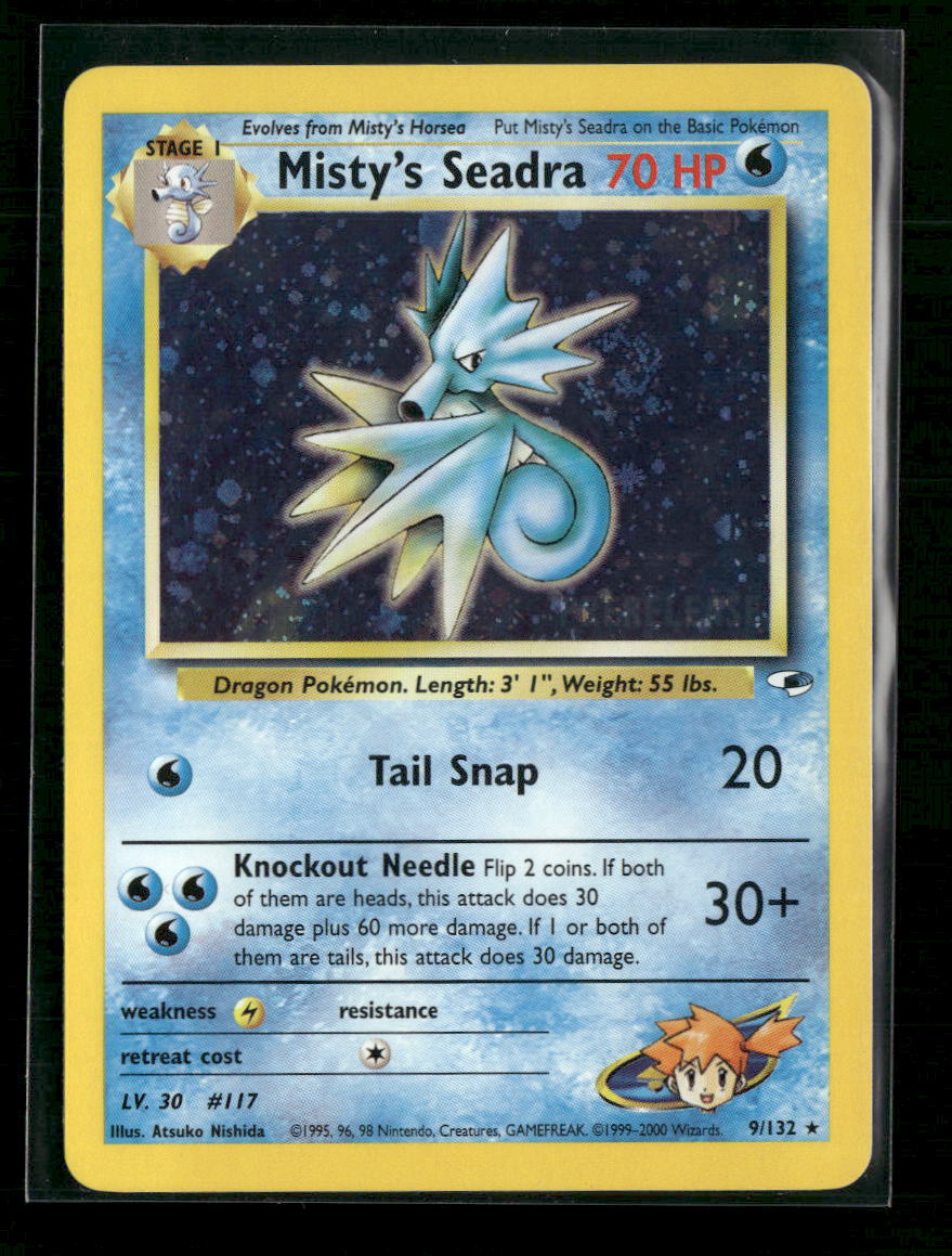 WoTC Promo Misty's Seadra (Prerelease) #009/132