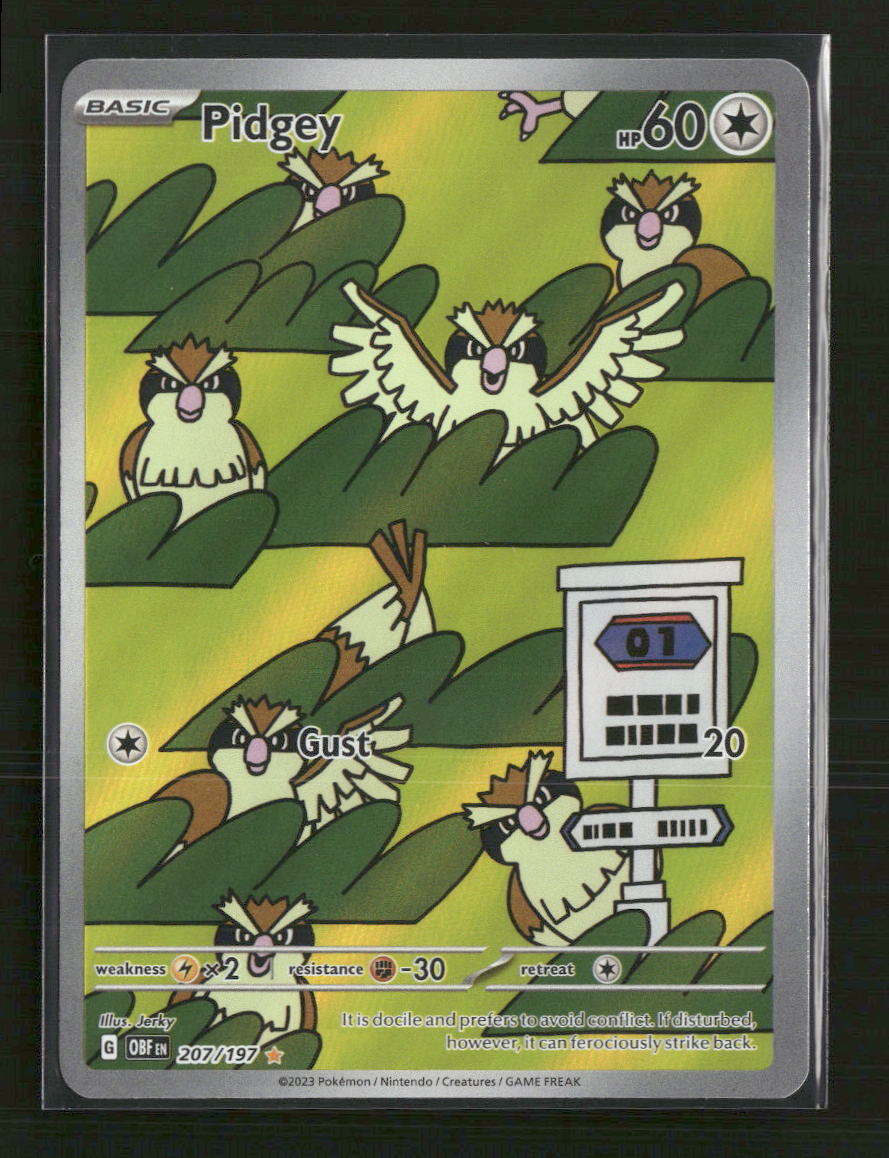 SV03: Obsidian Flames Pidgey #207/197