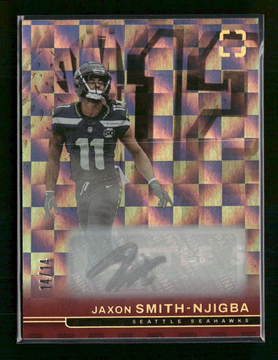 2025 Panini Photogenic Silver Autograph #/14 Jaxon Smith-Njigba #50