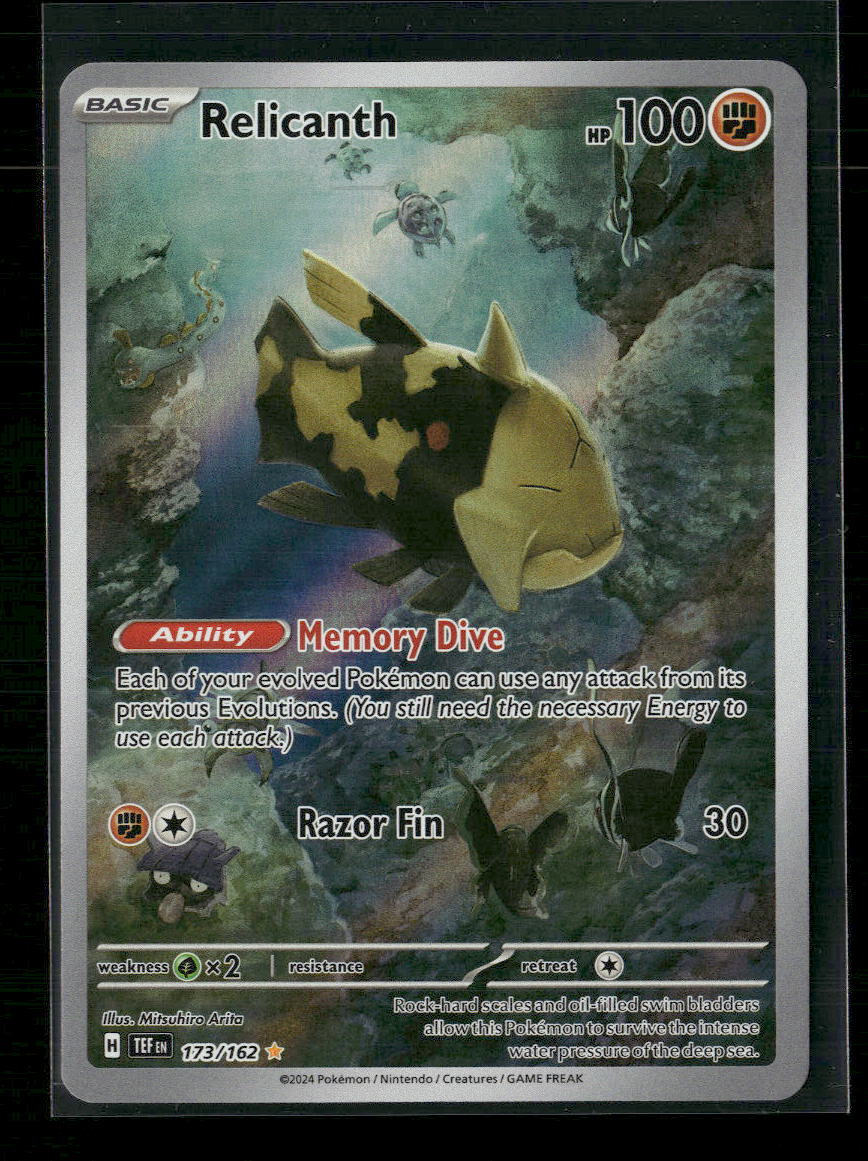 SV05: Temporal Forces Relicanth #173/162