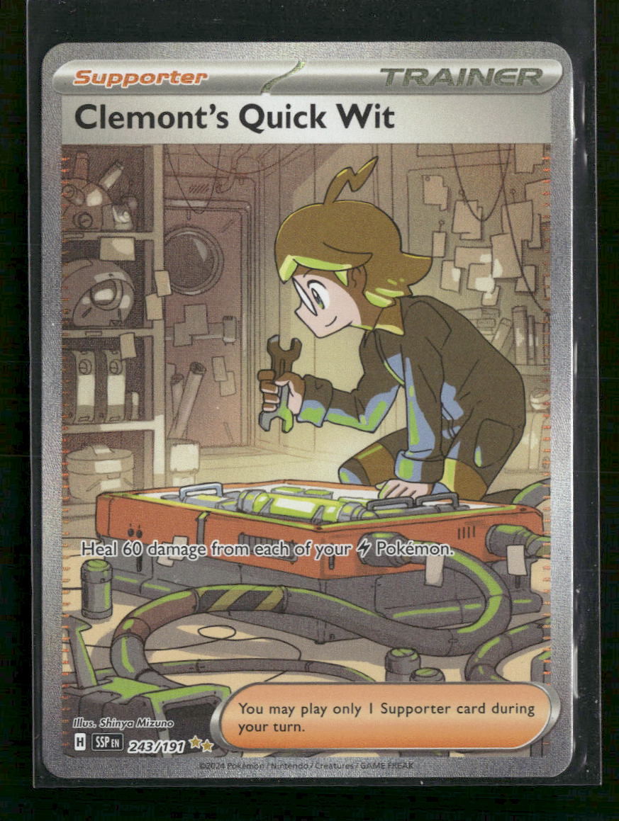 SV08: Surging Sparks Clemont's Quick Wit #243/191